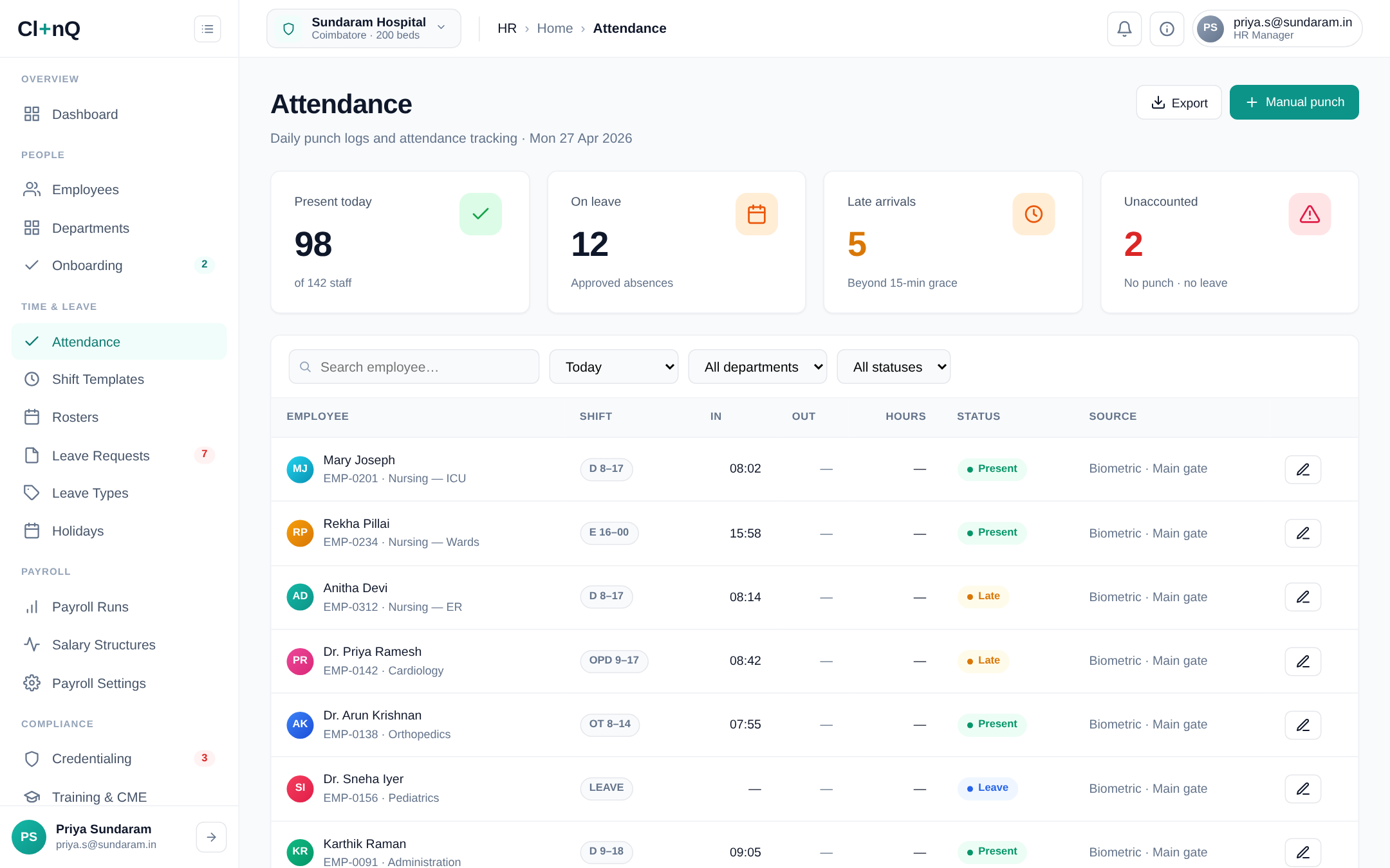 HR & Payroll screenshot